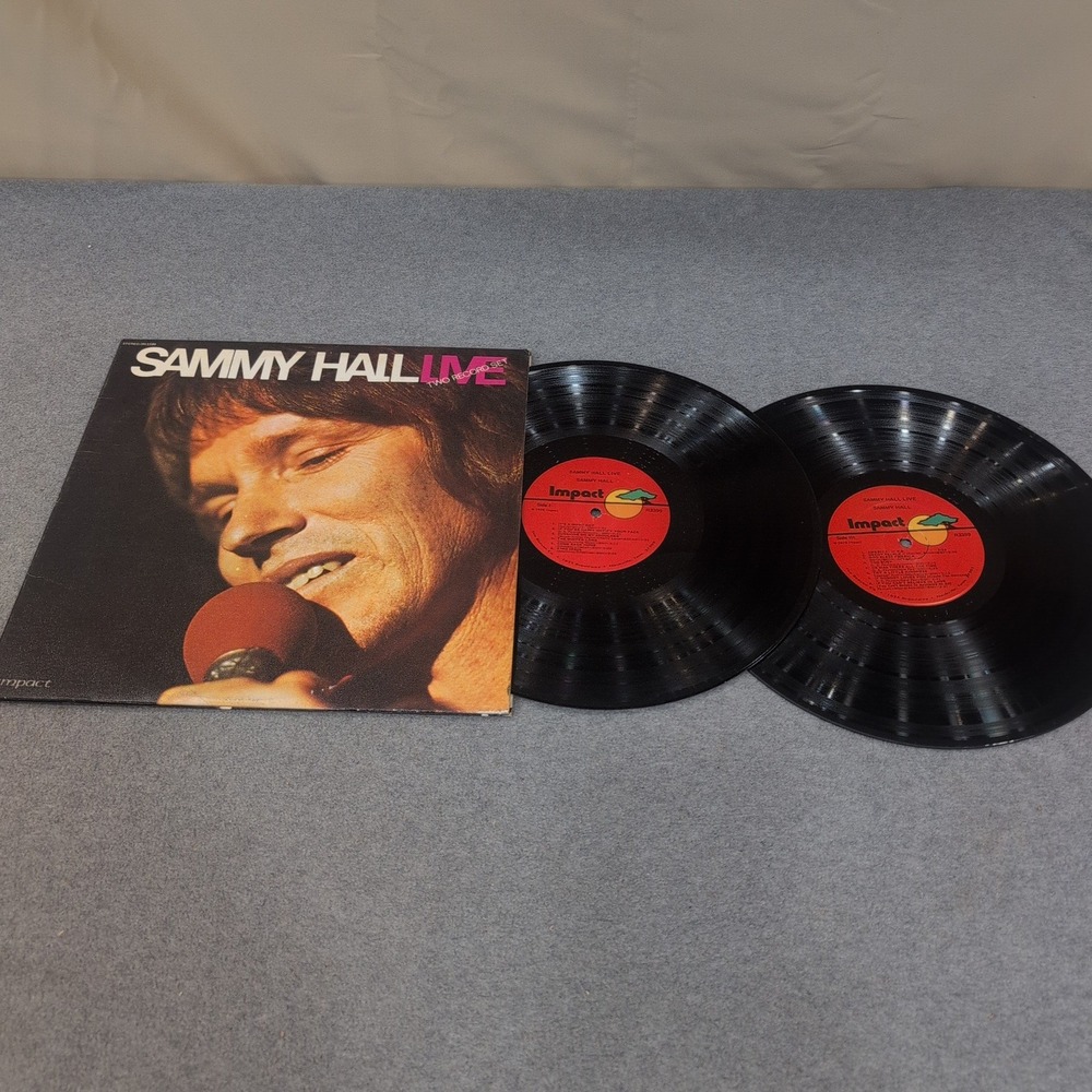 Sammy Hall Live Two Record Set Vintage Gospel Vinyl LP Impact Records R3299 - Picture 2 of 2